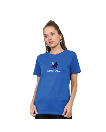 Women Of ford Premium Round Neck T-Shirt - Imperial Blue